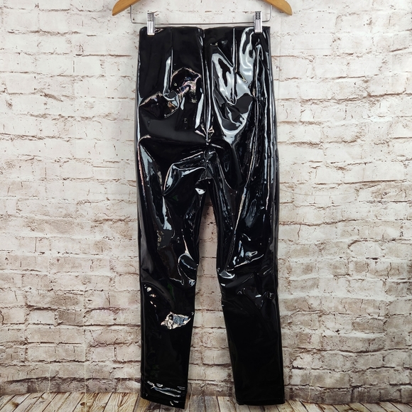 Michael Costello x Revolve Isa Faux Leather Pant Black Small NWT - Picture 5 of 7